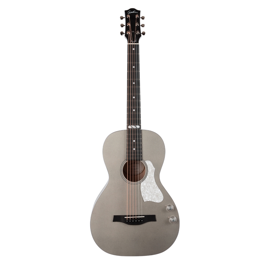 Godin Rialto JR Satina Gray HG Q-Discrete Electric - Acoustic Guitar