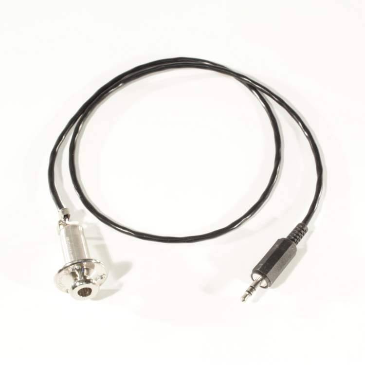 Takamine Output Jack Japan Series with Cable Chrome