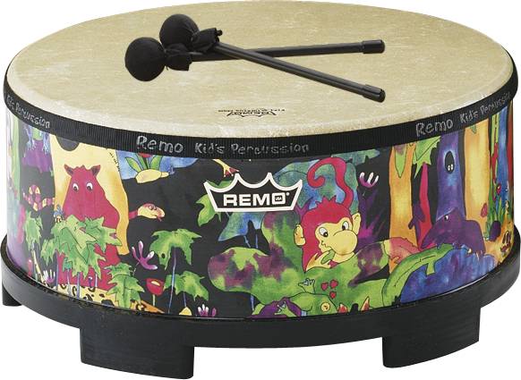 REMO Gathering Drum 8" x 18" Rain Forest Pretuned Kid's Drum