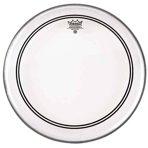 REMO Powerstroke 3 Clear 18" Bass, 2-1/2" Impact Patch Drum head