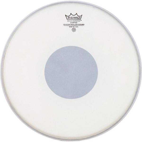 REMO Controlled Sound Coated 14" White Dot on Bottom Drum head