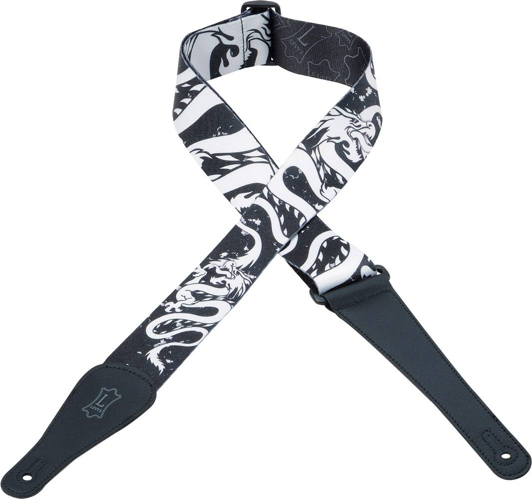 LEVY'S MPD2-013 Polyester Sublimation Print 2" Guitar Strap