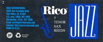 RICO Jazz T N.2 Tenor Saxophone Reed