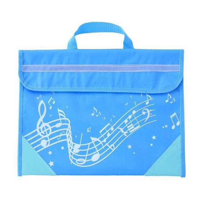 MusicWear MusicWear Wavy Stave Light Blue Bag