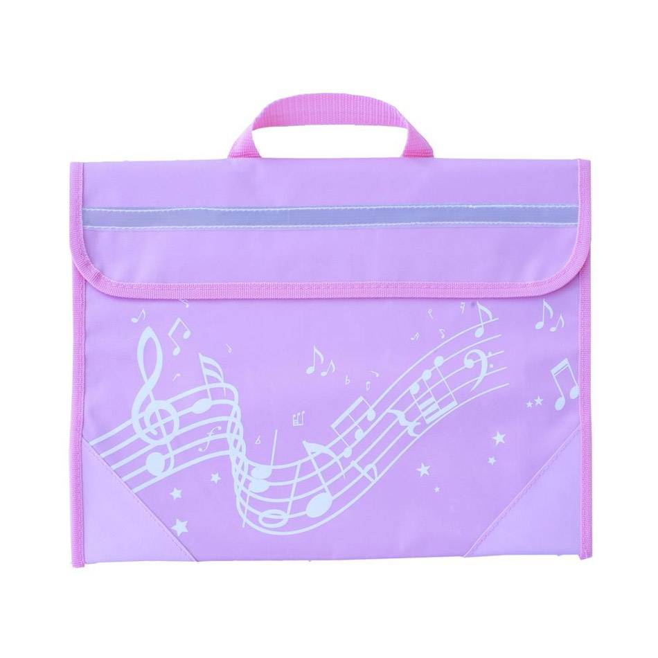 MusicWear MusicWear Wavy Stave Pink Bag