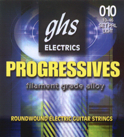 GHS PRL Progressives 010-046 Electric Guitar 6-String Set