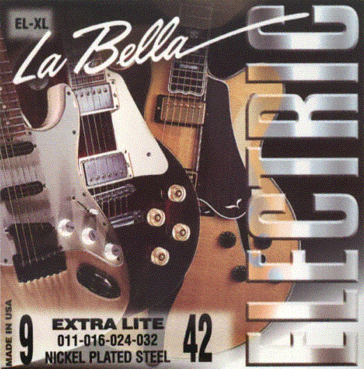 La Bella Electrics 009-042 Electric Guitar 6-String Set