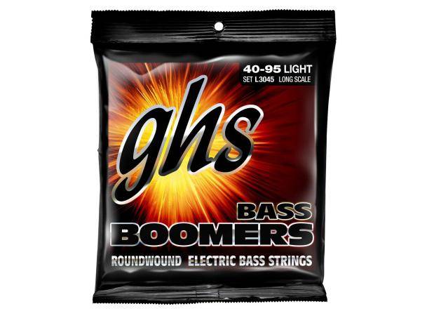 GHS L3045 Bass Boomers 040-095 Electric Bass Guitar 4-String Set