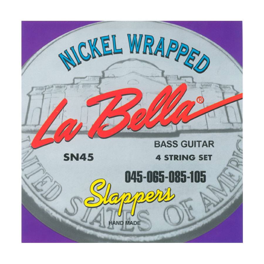 La Bella Slappers 045-105 Electric Bass Guitar 4-String Set