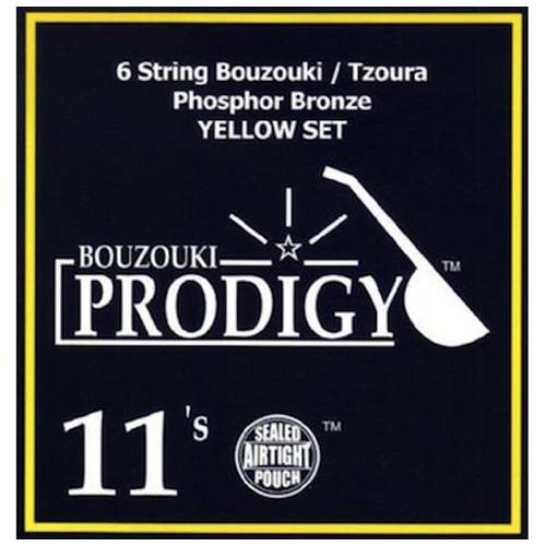 PRODIGY Yellow 011-022 Bouzouki / Tzouras 6-String Set