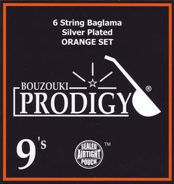 PRODIGY Orange Silver 009-022 Baglama String Set