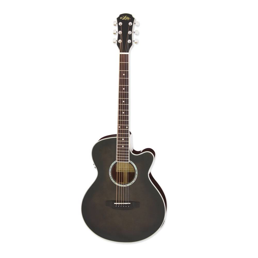 Aria FET-01STD Black Shade Electric - Acoustic Guitar