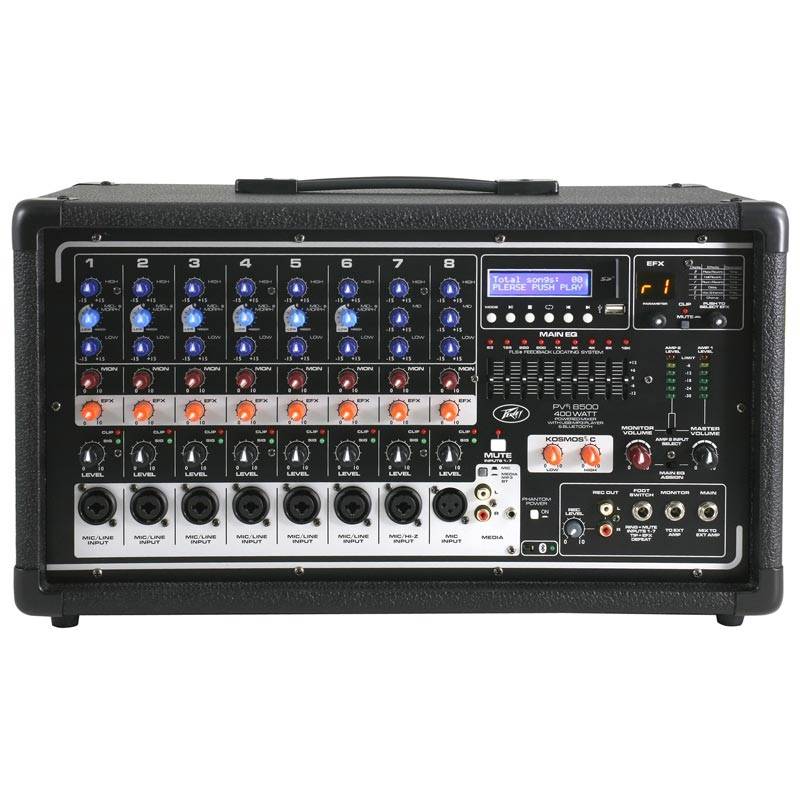 PEAVEY PVI8500 - 400 Watt RMS Powered Audio Mixer