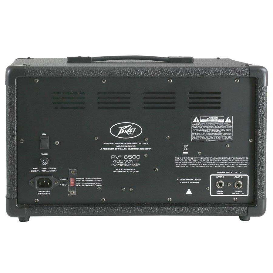 PEAVEY PVi 6500 Bluetooth - 400 Watt RMS Powered Audio Mixer