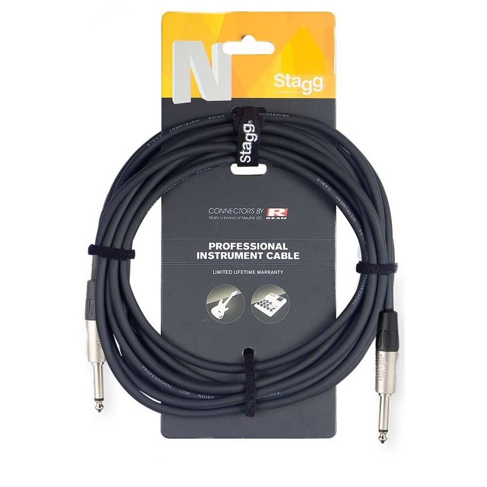 STAGG NGC6R JACK Mono - JACK Mono 6.00m Instrument Cable