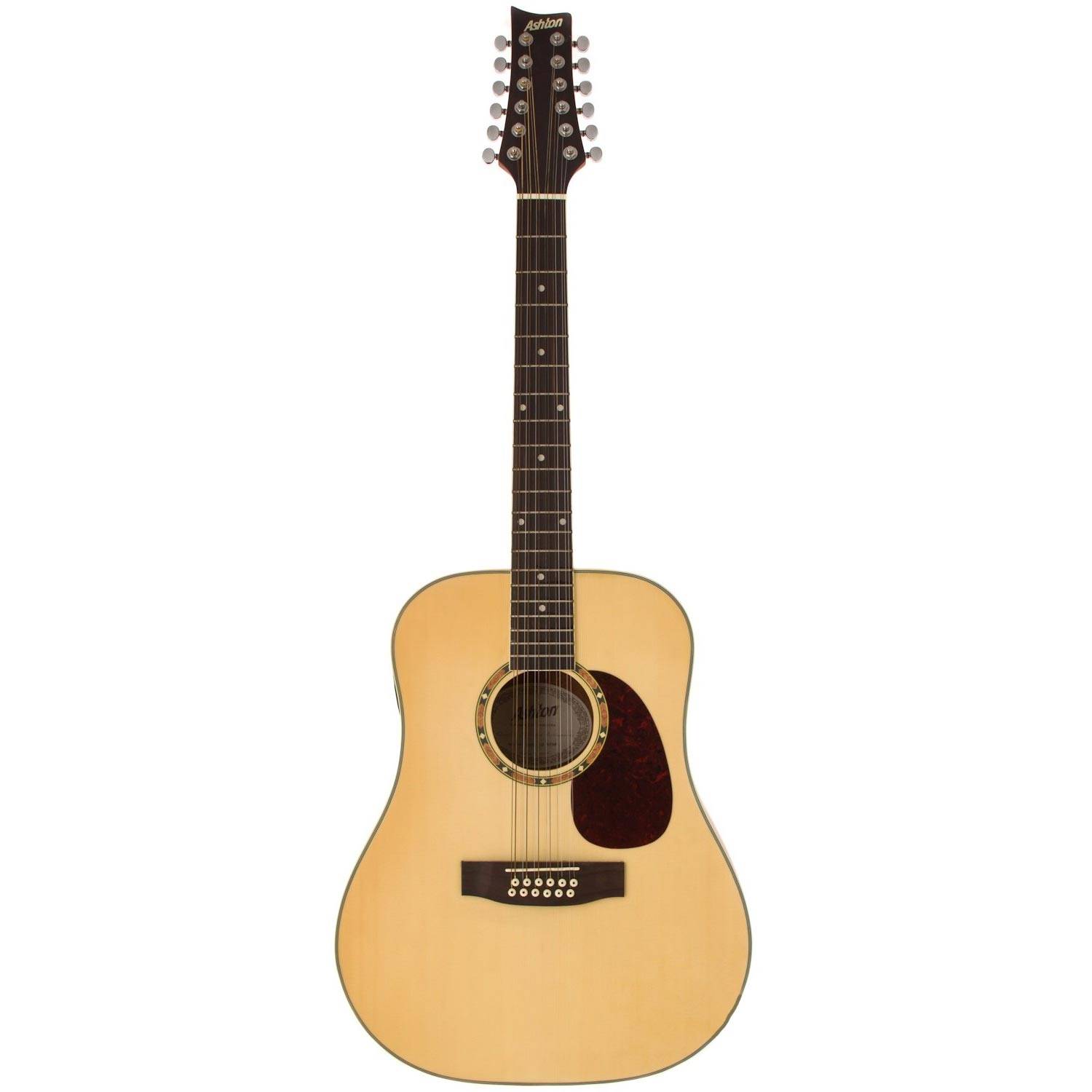 Ashton D25 12-String Natural Satin Acoustic Guitar