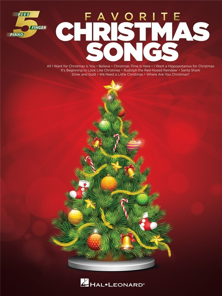 HAL LEONARD Favorite Christmas Songs for 5 Finger Piano