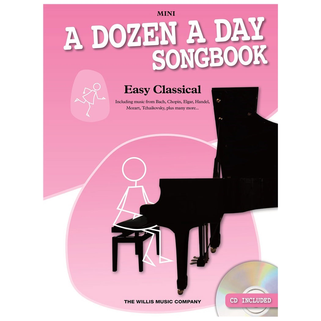 Willis Music Edna-Mae Burnam - A Dozen A Day Songbook, Easy Classical Mini & CD