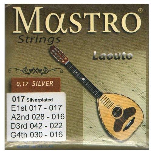 Mastro Silver Cretan Lute 017 Cretan Laouto String Set
