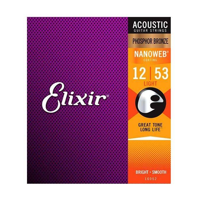 Elixir 16052 NanoWeb Acoustic Phosphor 012-053