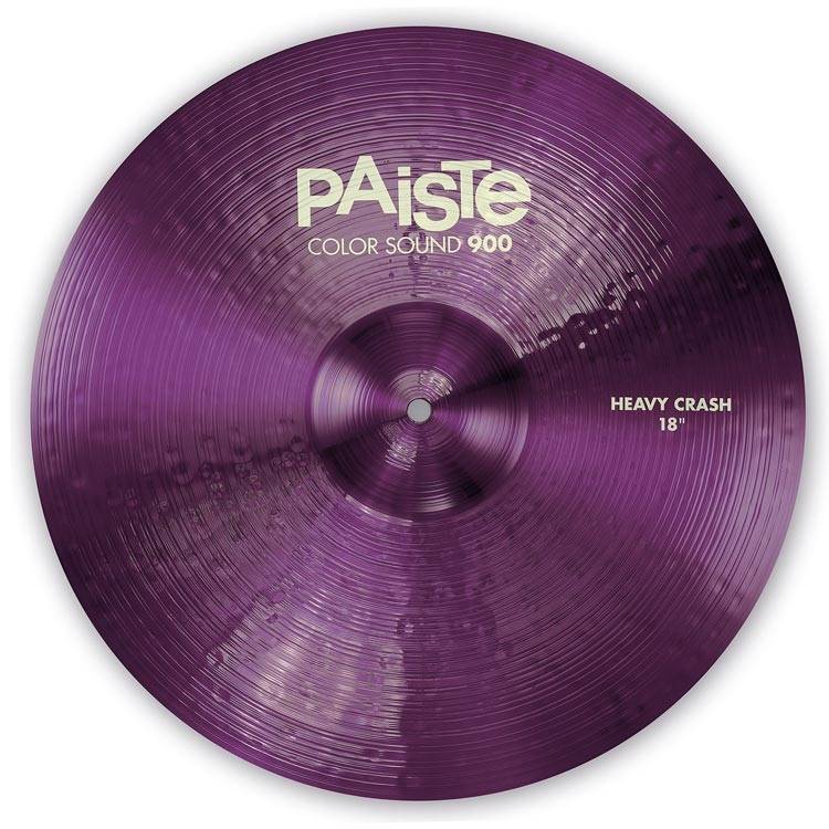 PAISTE 900 Color Sound 18'' Purple Heavy Crash Cymbal