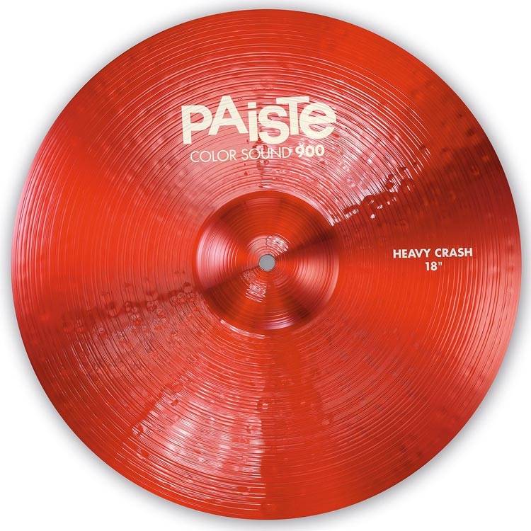 PAISTE 900 Color Sound 18'' Red Heavy Crash Cymbal
