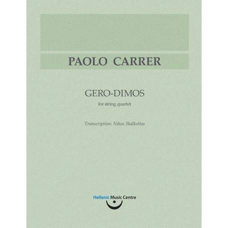Paolo Carrer - Gero-Dimos for String Quartet