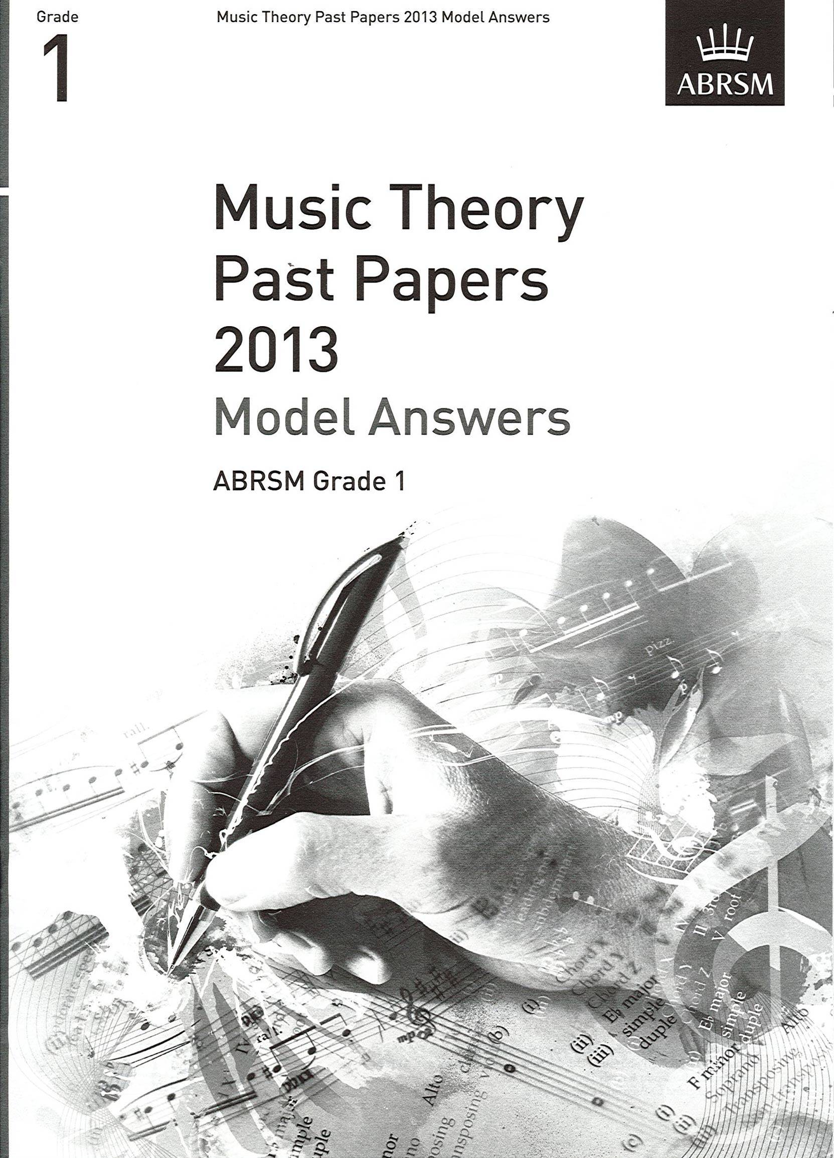 Music Theory Past Papers 2013 Model Answers  Grade 1