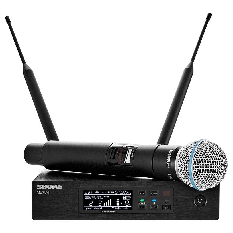 SHURE QLXD24 / BETA58A Wireless Microphone Set