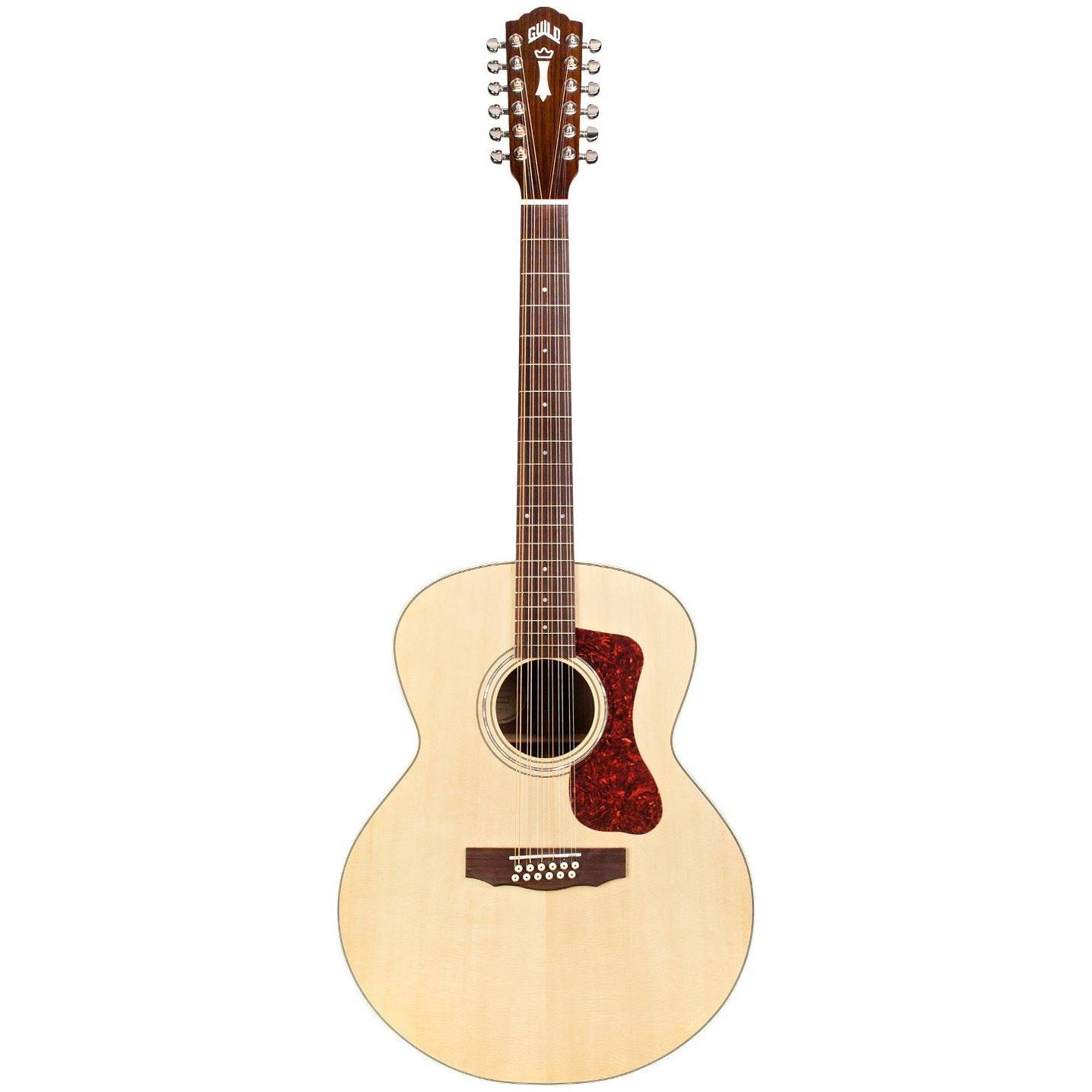 Guild F-1512 12-String Jumbo Natural Acoustic Guitar