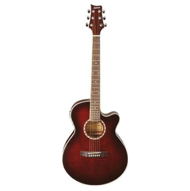 Ashton SL29CEQ Wine Red Electric - Acoustic Guitar