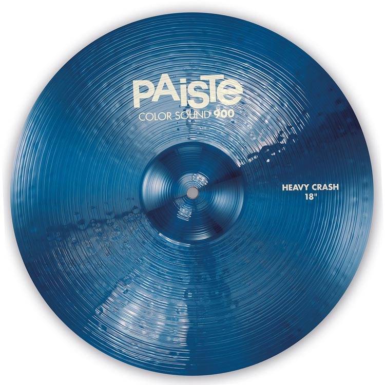 PAISTE 900 Color Sound 18'' Blue Heavy Crash Cymbal