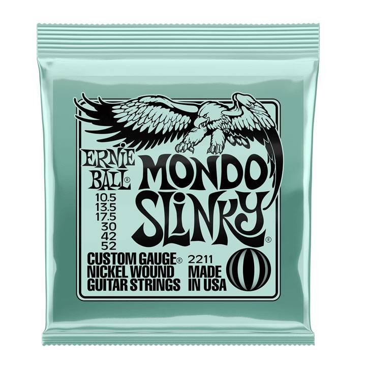 Ernie Ball 2211 Mondo Slinky 10.5-052 Electric Guitar 6-String Set