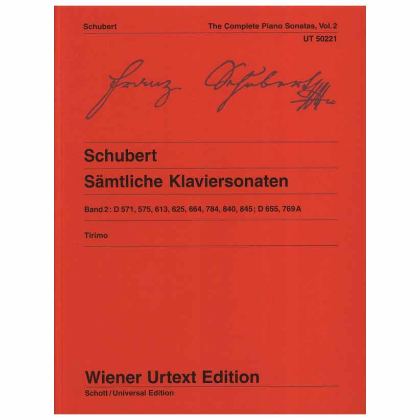 Schubert - Samtliche Klaviersonate Band 2