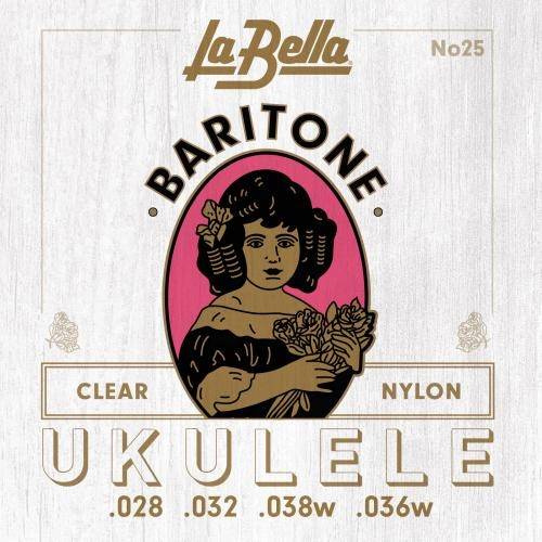 La Bella 25 Baritone Nylon Ukulele String Set