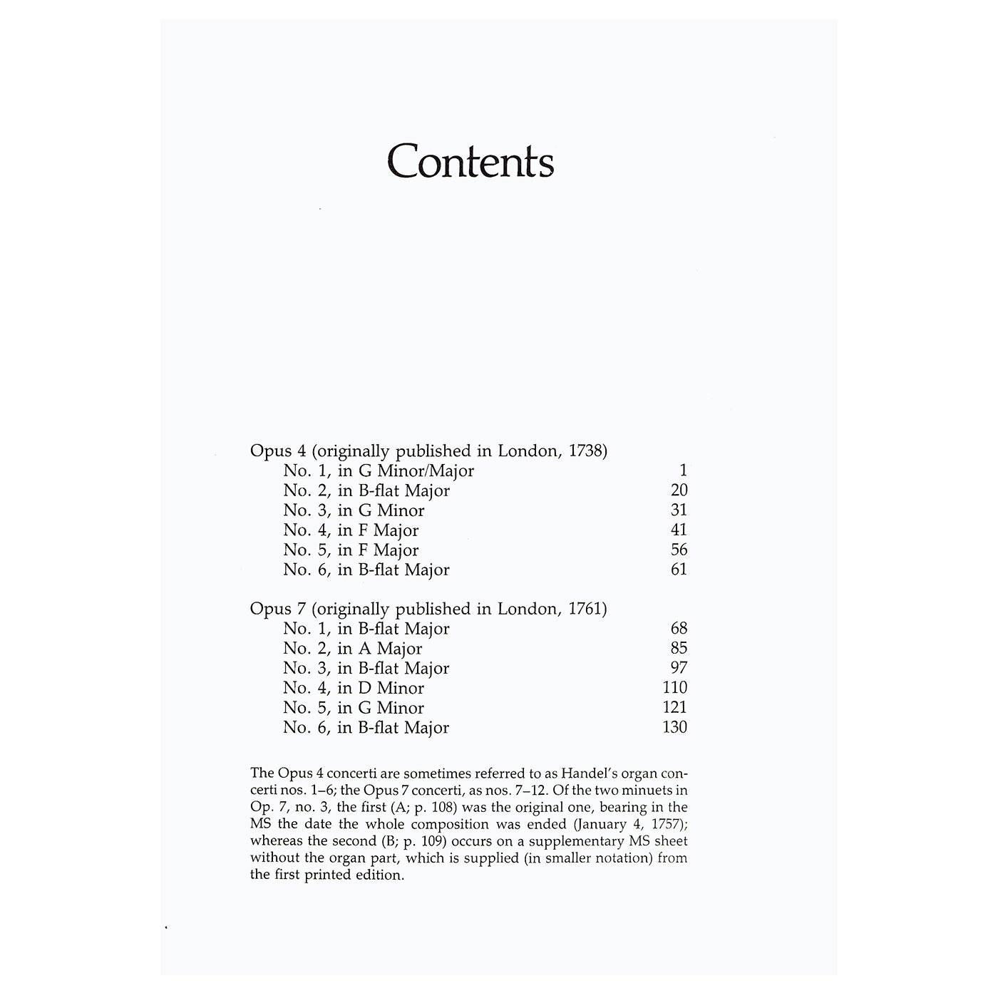 Handel - Great Concerti Op.4 & 7 [Full Score]
