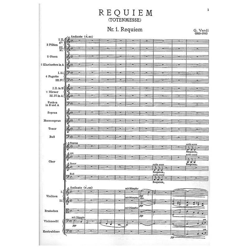 Verdi - Requiem [Full Score]