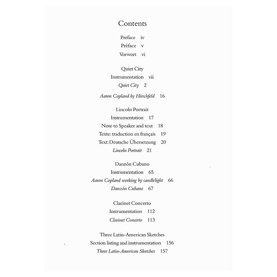 Copland - Orchestral Anthology 2 [Full Score]
