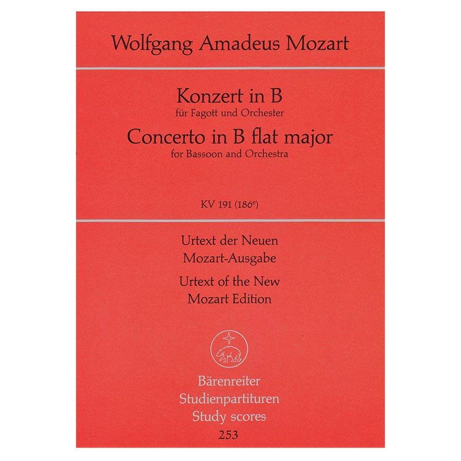 Mozart - Concerto in Bb Major Basoon [Pocket Score]