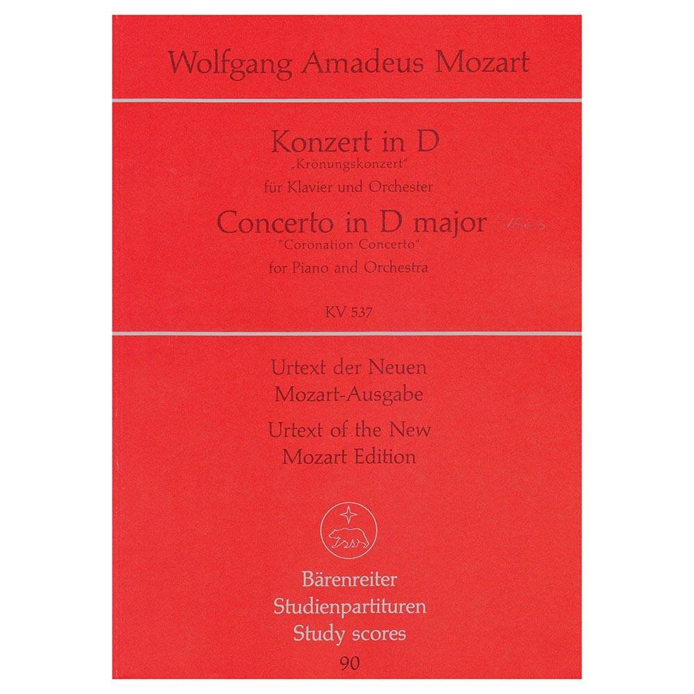 Mozart - Concerto in D Major Piano KV537 [Piano Score]