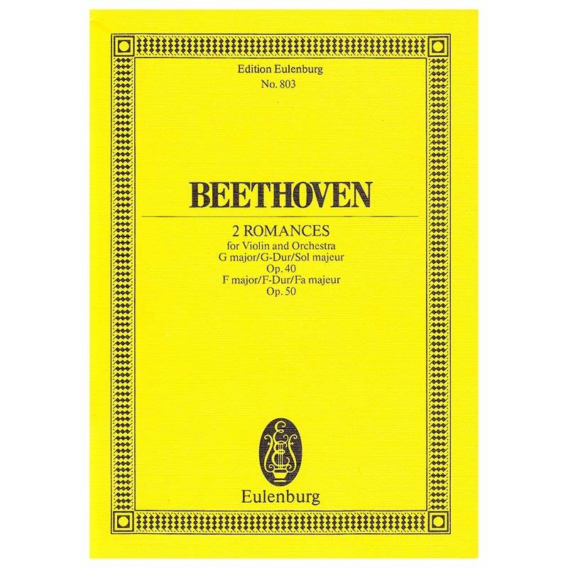 Beethoven - 2 Romances Op.40 & Op.50 [Pocket Score]