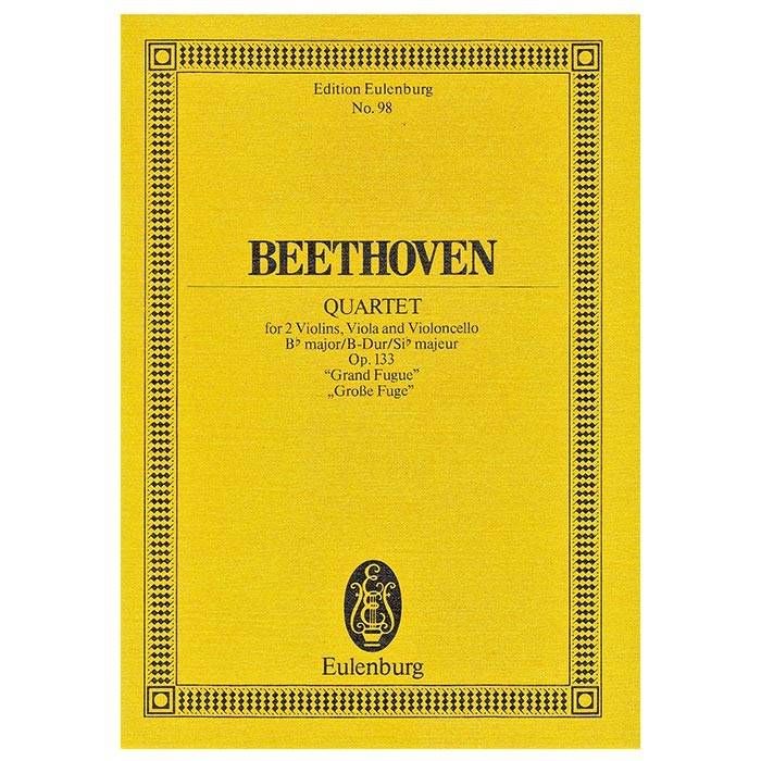 Beethoven - Quartet in Bb Major "Grand Fugue" Op.133 [Pocket Score]