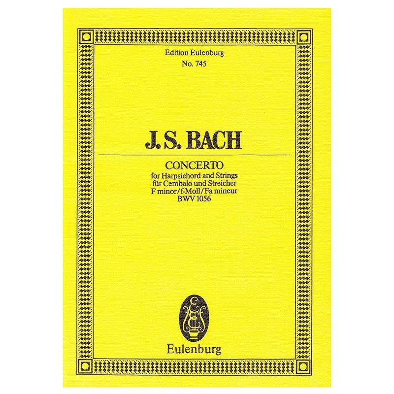 Bach - Concerto in F Minor BWV1056 [Pocket Score]