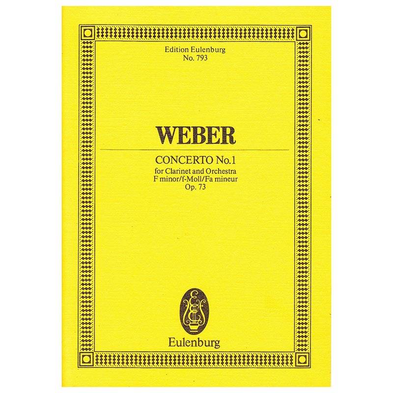 Weber - Concerto Nr.1 in F Minor Op.73 [Pocket Score]