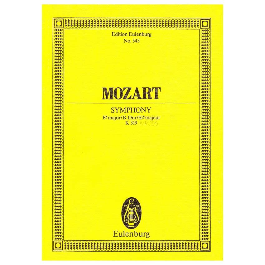 Mozart - Symphony Nr.33 in Bb MAJOR [Pocket Score]