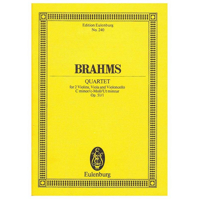 Brahms - Quartet in C Minor Op.51/1 [Pocket Score]