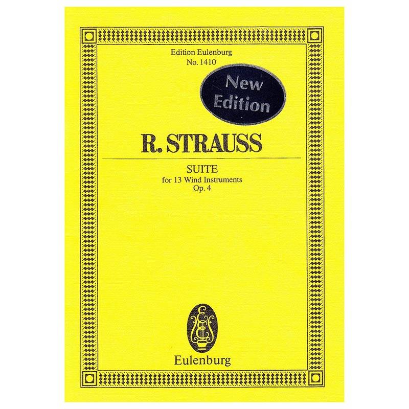 Strauss R - Suite for 13 Wind Instruments Op.4 in Bb Major [Pocket Score]