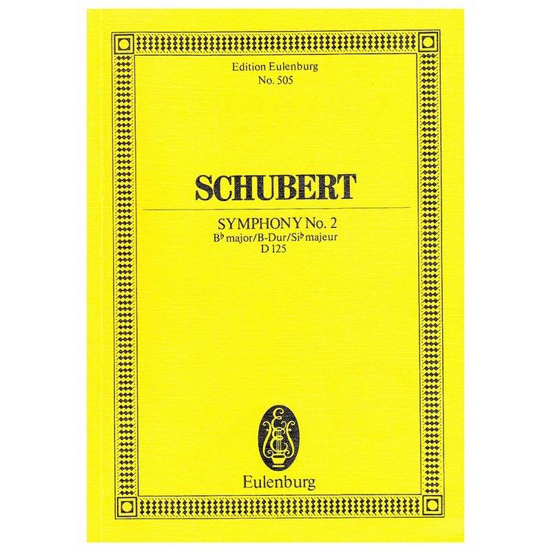 Schubert - Symphony Nr.2 in Bb Major [Pocket Score]