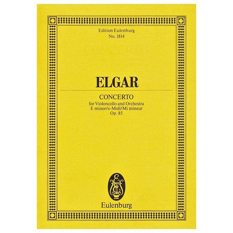 Elgar - Concerto in E Minor Op.85 [Pocket Score]