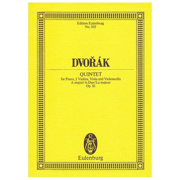 Dvorak - Quintet in A Major Op.81 [Pocket Score]